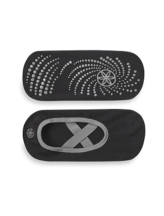 Gaiam protiskluzové ponožky černé 62071 Gaiam protiskluzové ponožky černé 62071