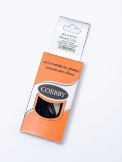 Corbby Tmave modré voskované tenké Tkaničky