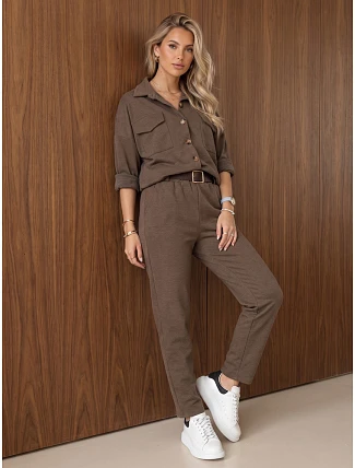 Dámská souprava s blůzou a kalhotami Fango FashionStreet AY1238 Dámská souprava s blůzou a kalhotami Fango FashionStreet AY1238