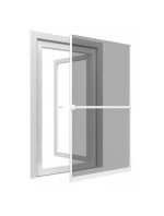 MOSKYTIÉRA NA DVEŘE ALU 100X215 BÍLÁ BASIC PLUS