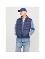 Jack & Jones bez rukávů JJEMULTI BODYWARMER COLLAR NOOS 12258457 NAVY BLAZER/TRUE RED
