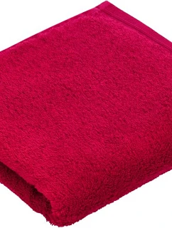 Vossen Vegan Life 50 Ručník "Vegan Life" 49.8084 cherry red