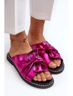 Dámské ploché sandály s výřezy Fuksja Fiviama