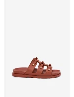 Dámské Pantofle S Pásky Camel Pasiriela