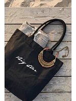 Textová taška Shopper Big Star RR574239 Černá