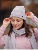 Dámský set šály a čepice Vuch Rowdy Set Light Grey