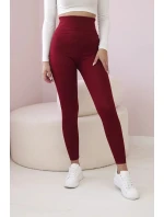 Bordó pruhované legíny Bordó pruhované legíny