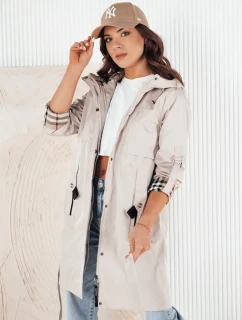 Dámská přechodná bunda parka CIVIT ecru FashionStreet TY4214