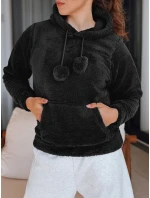 FashionStreet dámská černá mikina BY1560