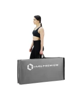 Šedá skládací gymnastická matrace 2400x1200x50mm HMS MGS01 Šedá skládací gymnastická matrace 2400x1200x50mm HMS MGS01