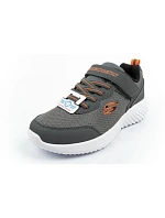 Dětská sportovní obuv Skechers Bounder na suchý zip, lehká, módní, šedá Dětská sportovní obuv Skechers Bounder na suchý zip, lehká, módní, šedá
