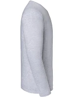 Fruit of the Loom Iconic 195 LSL Pánské tričko z těžké bavlny s dl. rukávem 16.1360 heather grey Fruit of the Loom Iconic 195 LSL Pánské tričko z těžké bavlny s dl. rukávem 16.1360 heather grey