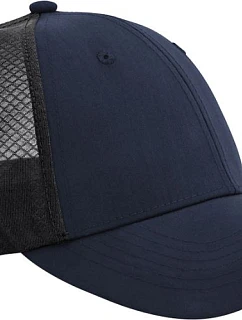 Beechfield B 644R 6 panelová Trucker kšiltovka "Technical Mesh" 53.644R navy/black