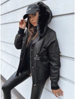 Dámská bunda TURTI černá FashionStreet TY3307 Dámská bunda TURTI černá FashionStreet TY3307