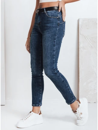 Dámské džínové kalhoty BEVINO tmavě modré FashionStreet UY2200 Dámské džínové kalhoty BEVINO tmavě modré FashionStreet UY2200