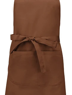 Kariban K 885 Zástěra s laclem 20.K885 cacao