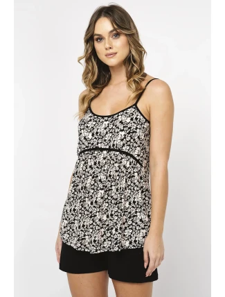 Italian Fashion Abisynia w.r. crêpe barva:print/black Italian Fashion Abisynia w.r. crêpe barva:print/black