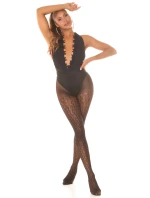 Punčochové kalhoty s geometrickým vzorem SH5015 - InStylefashion Punčochové kalhoty s geometrickým vzorem SH5015 - InStylefashion