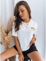 Klasické dámské tričko EVERY MORNING ecru FashionStreet RY2274