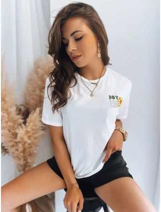 Klasické dámské tričko EVERY MORNING ecru FashionStreet RY2274