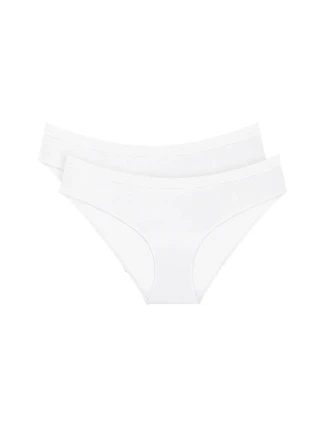 Dámské kalhotky Sense of Modal Tai 2P - WHITE - bílé 0003 - TRIUMPH