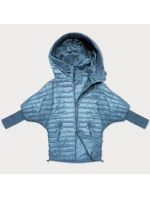 Světle modrá dámská netopýří bunda Minority (P3-6913-30)