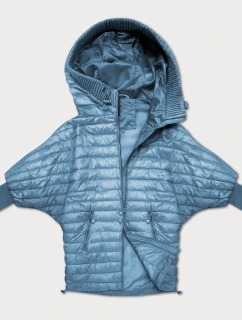 Světle modrá dámská netopýří bunda Minority (P3-6913-30)