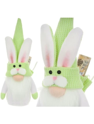 Zelená šelma 20 cm s dárkovou taškou jarní dekorace dětské