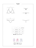 Ohromující dvoudílné plavky Paralia korálová - Obsessive