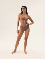 Dámské kalhotky 2 pack Bump1 42853 K001 Hnědá / Béžová- HENDERSON