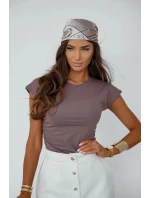 Dámská halenka Shira Mocca hnědá - LaBalancia