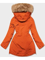 Dámská zimní bunda oranžová (CAN-588) Dámská zimní bunda oranžová (CAN-588)