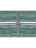 ZAHRADNÍ TUNEL 200x350x200 cm PE KONSTRUKCE ZELENÁ OCEL