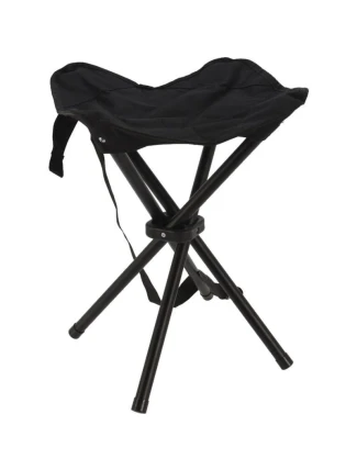 RYBÁŘSKÁ ŽIDLE TURISTICKÁ SKLÁDACÍ STOLIČKA REDCLIFFS 33X33X40CM ČERNÁ