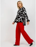 Svetr RV SW 14276.09X bílá černá Svetr RV SW 14276.09X bílá černá