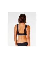 Plavková podprsenka RIP CURL Premium Surf Deep V černá Plavková podprsenka RIP CURL Premium Surf Deep V černá