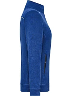 Daiber JN 897 Dámská pracovní pletená fleece bunda - Solid 02.0897 dark royal melange/navy Daiber JN 897 Dámská pracovní pletená fleece bunda - Solid 02.0897 dark royal melange/navy