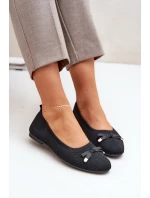 Síťované Baletky S Mašlí Černé Bianila Síťované Baletky S Mašlí Černé Bianila