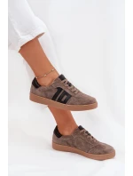 Dámské Semišové Tenisky Vinceza 79557 Tmavě Béžové