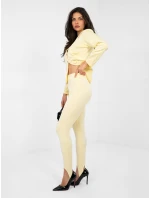 Kalhoty MI SP K22.65 světle žluté