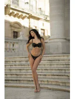 Podprsenka V-10591 černá-zlatá - Axami Podprsenka V-10591 černá-zlatá - Axami