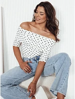 Dámská blůza BLISSE RY2511 smetanovo-černá - FashionStreet