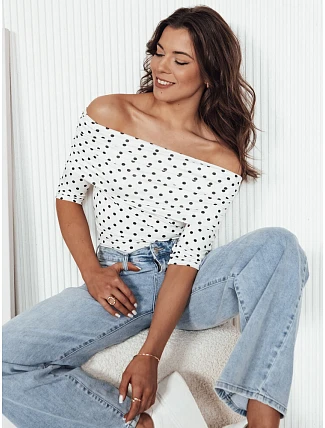 Dámská blůza BLISSE RY2511 smetanovo-černá - FashionStreet
