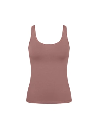 Dámské tílko GO Daily Cotton Tank top - BROWN - hnědé 1141 - SLOGGI
