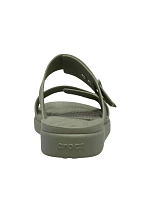 Dámské žabky Crocs Brooklyn Buckle Low green 211215 3BX dámské