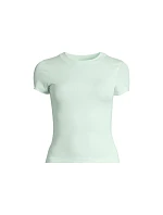 Dámské tričko CASALL Bold Rib Tee, zelené Dámské tričko CASALL Bold Rib Tee, zelené