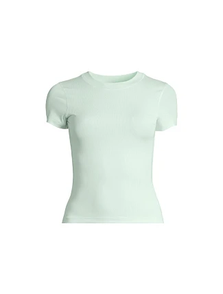 Dámské tričko CASALL Bold Rib Tee, zelené Dámské tričko CASALL Bold Rib Tee, zelené