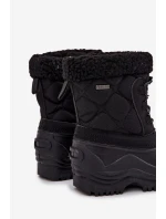 Zateplené dětské sněhule na zip Big Star OO374073 Černé