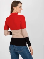 Dámská halenka RV BZ 8465 1.35P červená - FPrice Dámská halenka RV BZ 8465 1.35P červená - FPrice