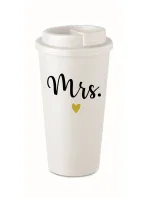 MRS. - bílý termohrnek 475 ml